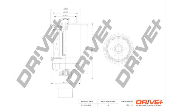 DP1110.13.0278 Dr!ve+ Üzemanyagszűrő