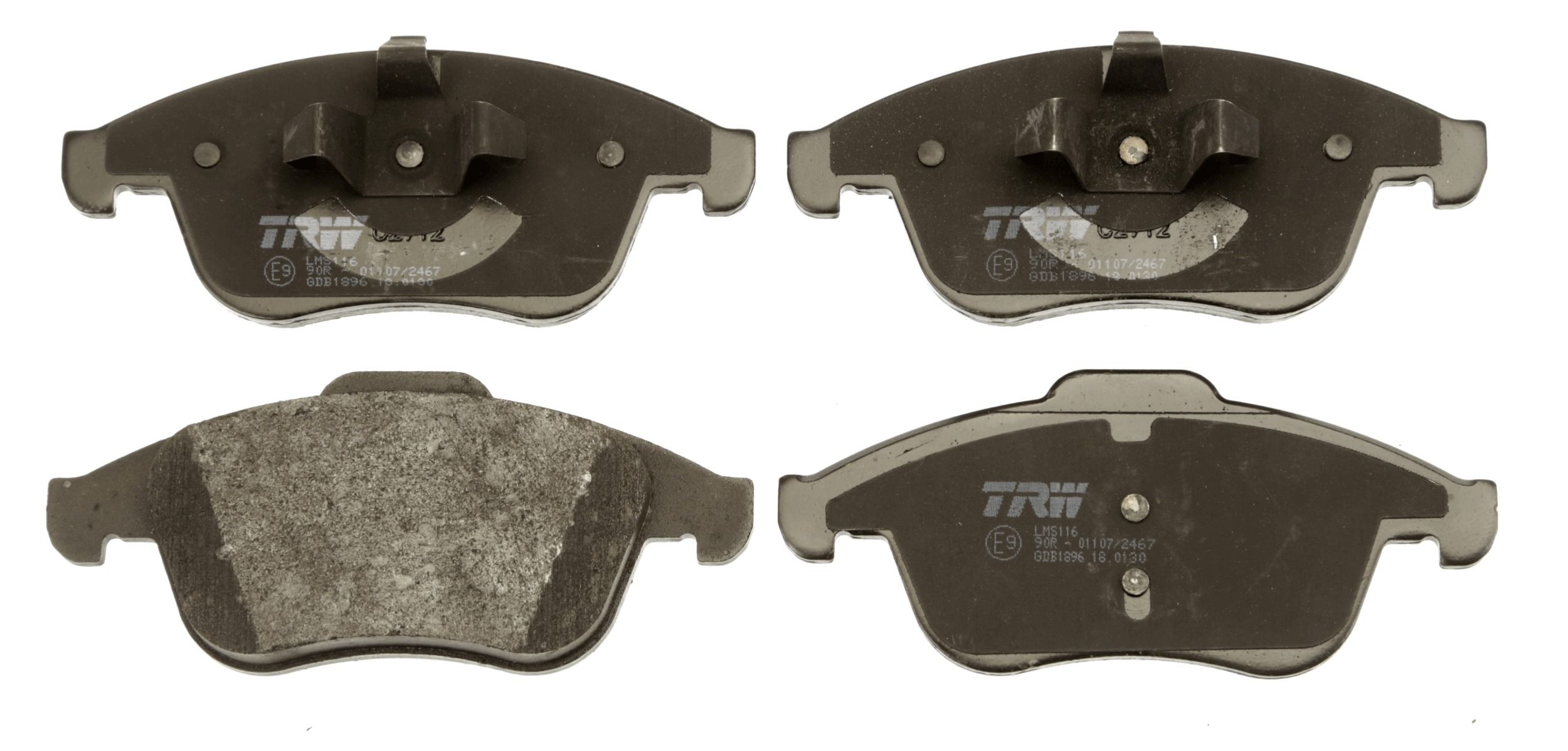 TRW DISC BRAKE PADS - TecDoc 2
