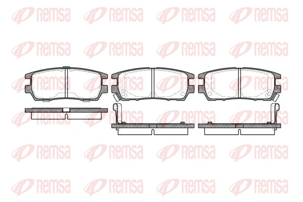 Premium Rear Brake Pad Set