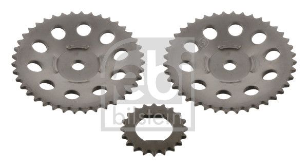 Juego de ruedas dentadas, distribución del motor