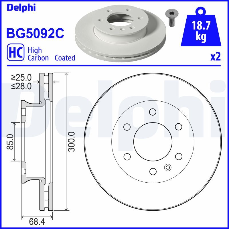 Brake Disc BG5092C