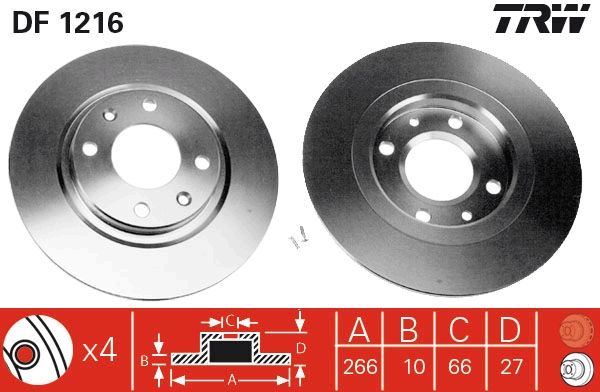 Brake Disc DF1216