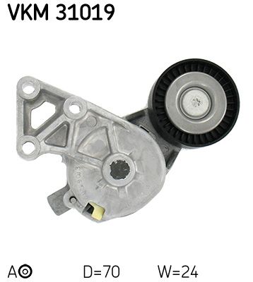 Riemenspanner, Keilrippenriemen