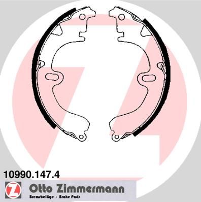 ZIMMERMANN 10990.147.4 - Bremsbackensatz