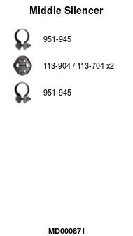 Mittelschalld&auml;mpfer