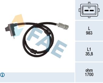 FAE 78370 - Sensor, Raddrehzahl