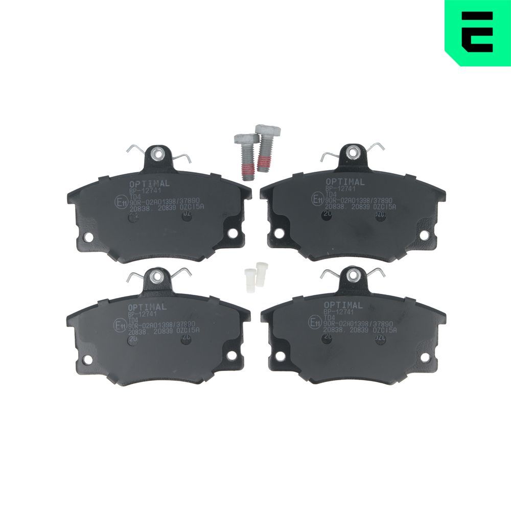 Bremsbelagsatz, Scheibenbremse