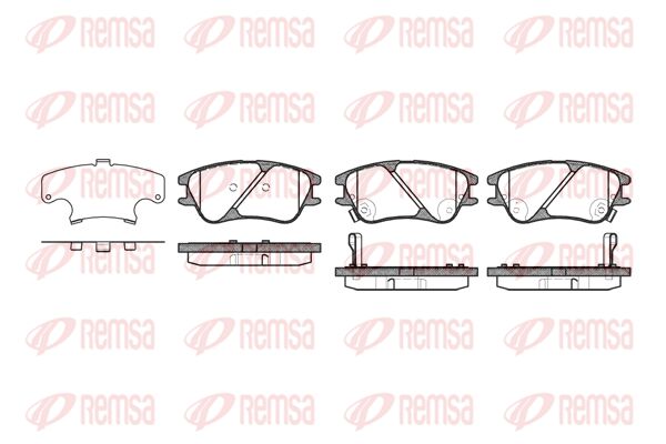 Premium Front Brake Pad Set Premium Front Brake Pad Set