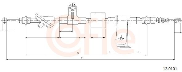 COFLE 12.0101 - Seilzug, Feststellbremse