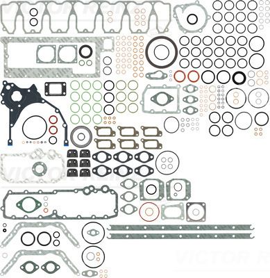 Juego completo de empaques, motor