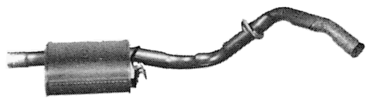 Mittelschalldämpfer