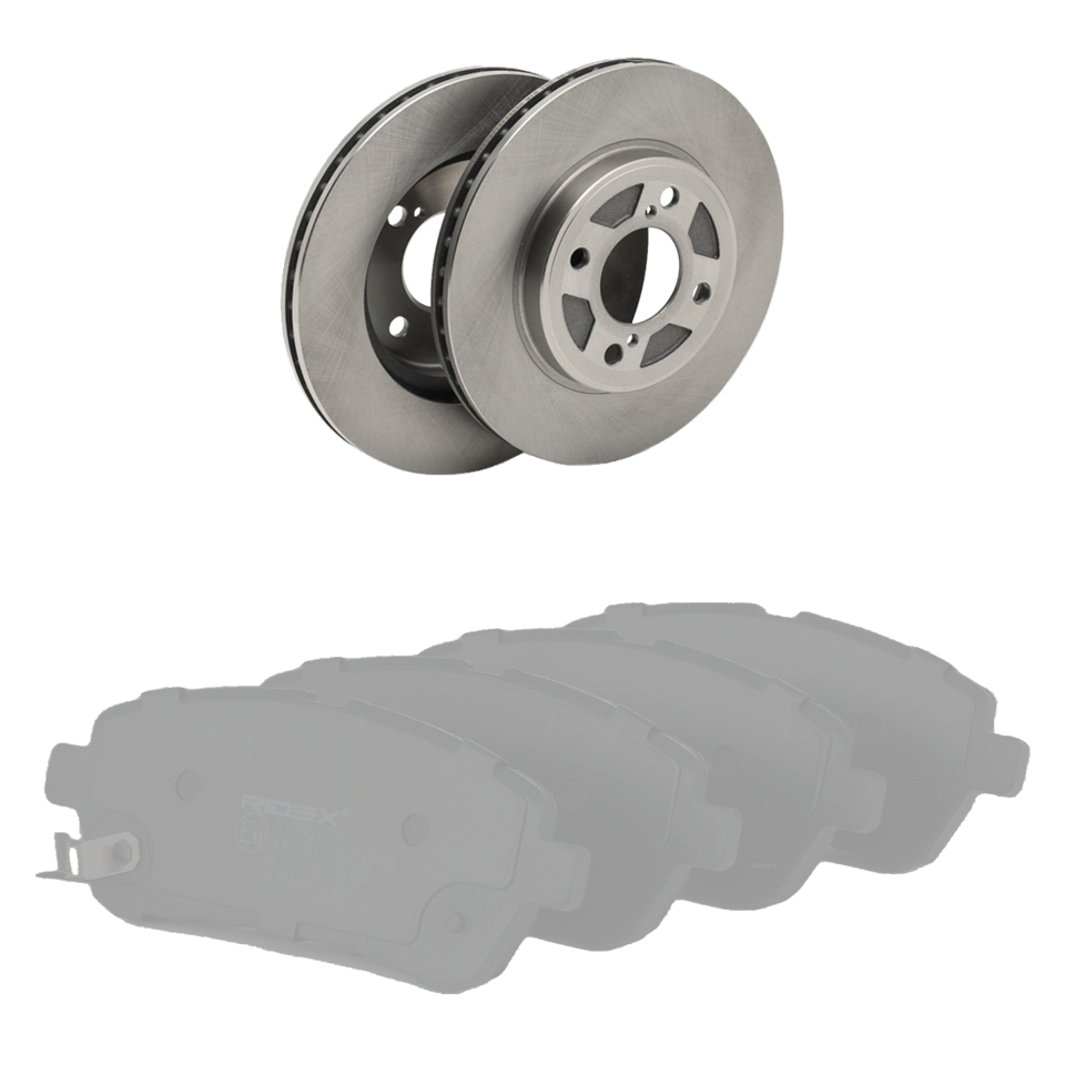 Remmenset, remschijf