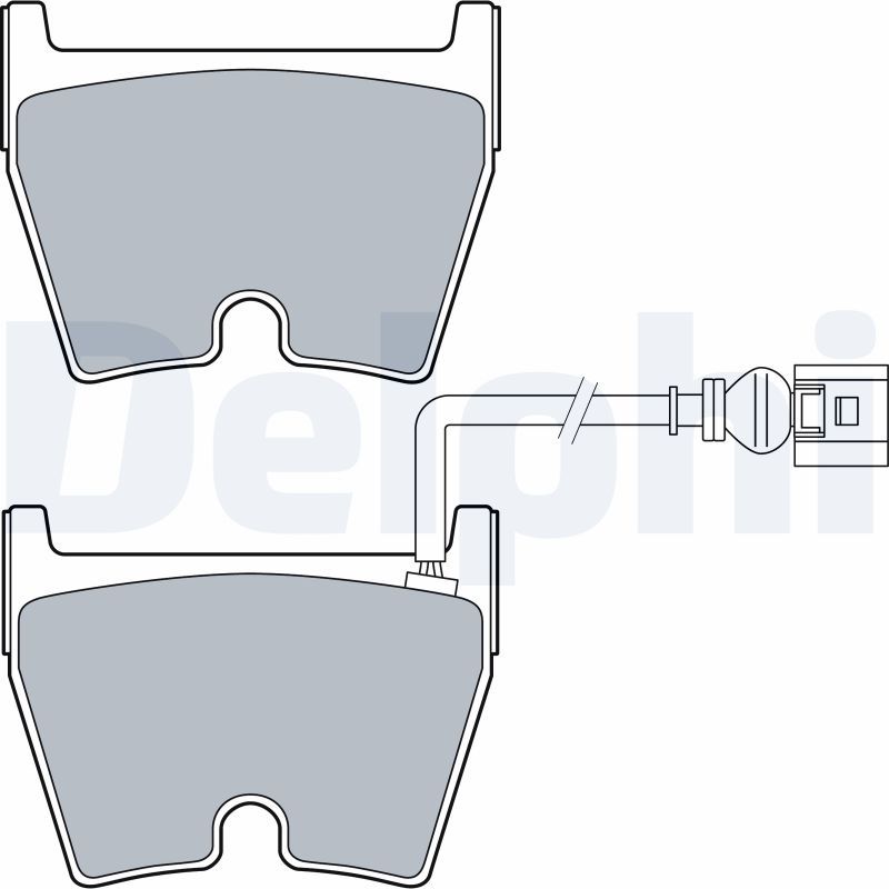 Brake Pad Set, disc brake LP3266