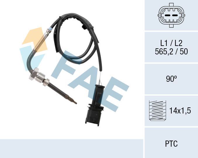 Sensor, Abgastemperatur