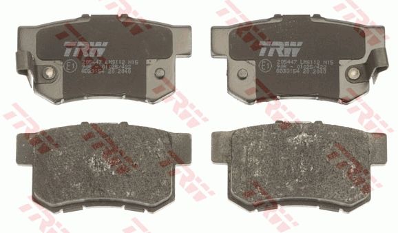 TRW DISC BRAKE PADS - TecDoc 2
