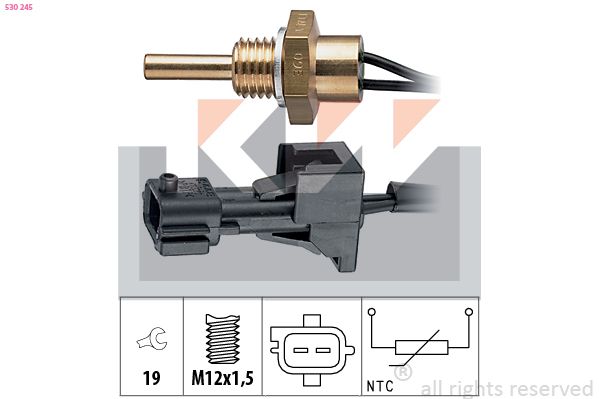 KW 530 245 - Sensor, K&uuml;hlmitteltemperatur