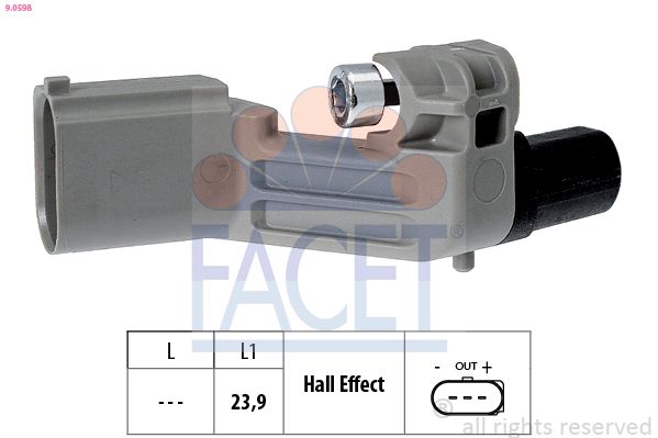 Sensor, crankshaft pulse 9.0598