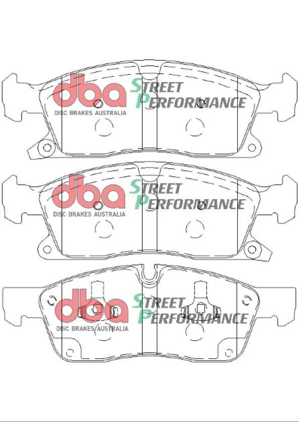 DBA SP PERFORMANCE BRAKE PADS [ Jeep Grand Cherokee WK F ](suits wear sensor DBAWS1108 ) - TecDoc Only
