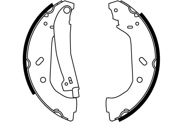 Bremsbackensatz