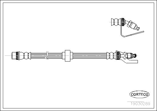 Brake Hose 19030289