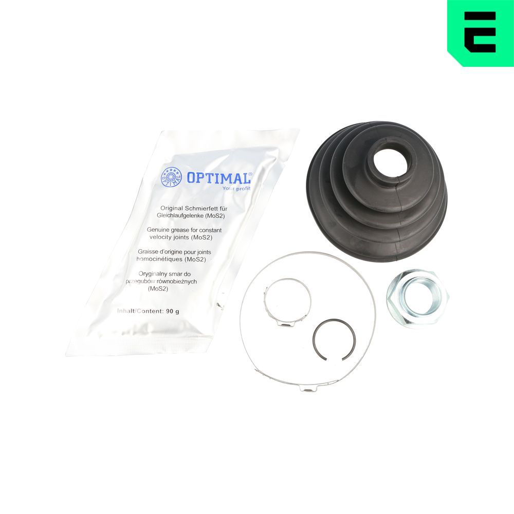 Faltenbalgsatz, Antriebswelle