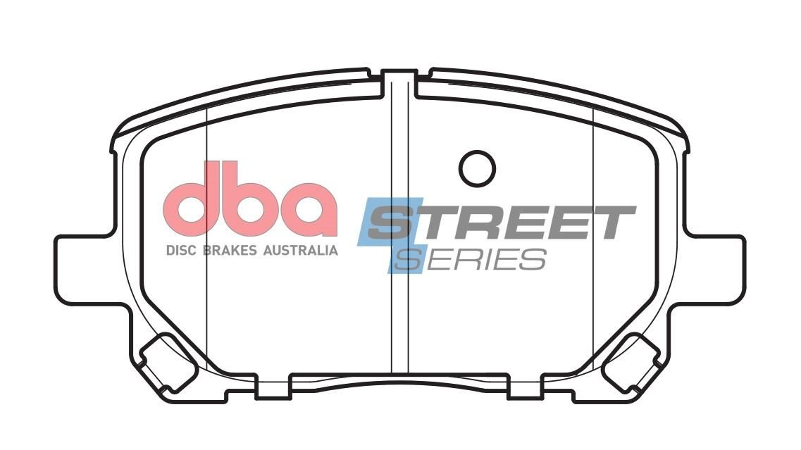 DBA SS STREET SERIES BRAKE PADS [ Toyota Avensis Verso & Corolla 2001-2014 F ] - TecDoc Only
