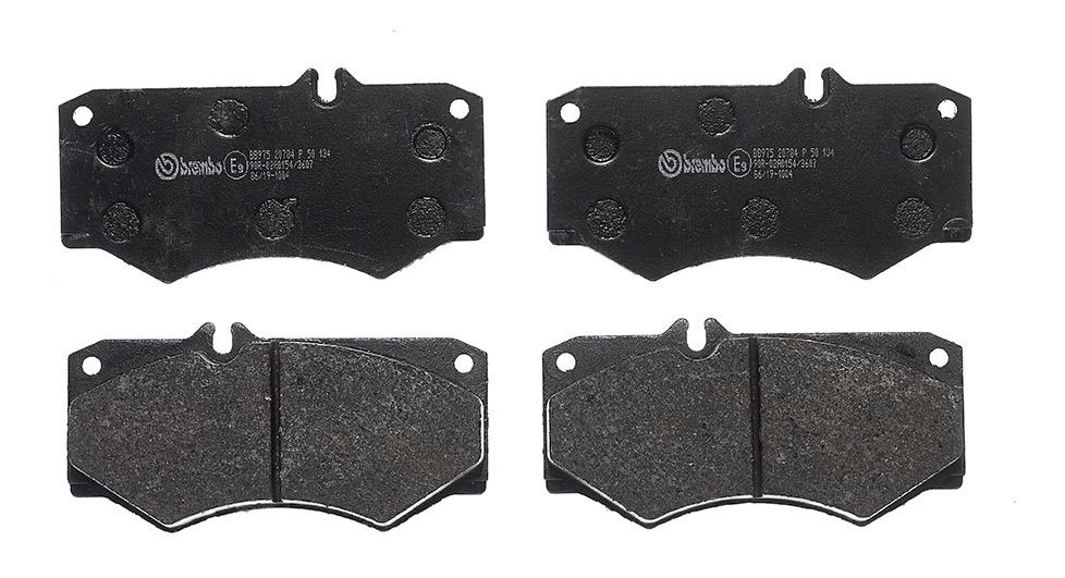 BREMBO P 50 134 - Bremsbelagsatz, Scheibenbremse PRIME LINE