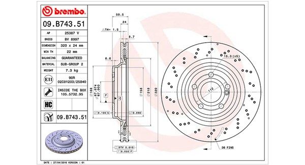 360406118601 MAGNETI MARELLI féktárcsa