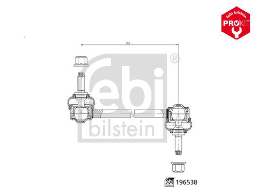 196538 FEBI BILSTEIN ProKit Rúd/kar, stabilizátor
