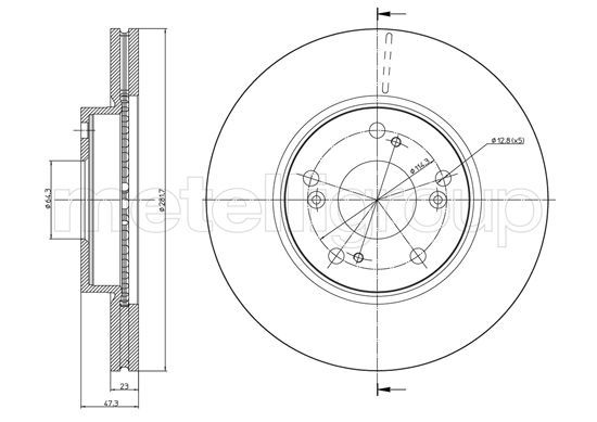 Brake Disc 23-0932C