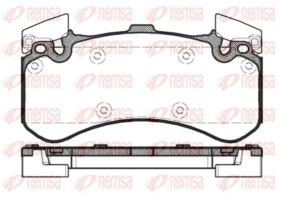 Brake Pad Set, disc brake 1463.00