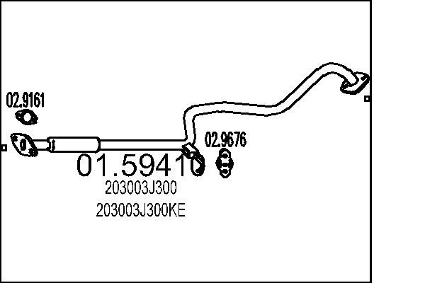 Mittelschalldämpfer