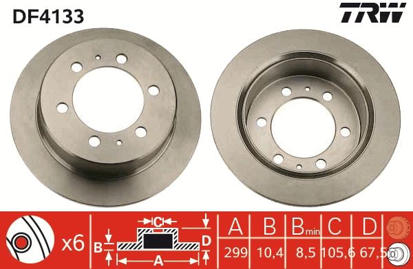 PAIRE DE DISQUES  9900