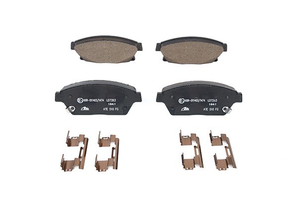 Brake Pad Set, disc brake 13.0470-7263.2