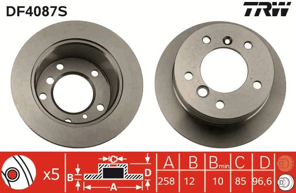 Brake Disc DF4087S