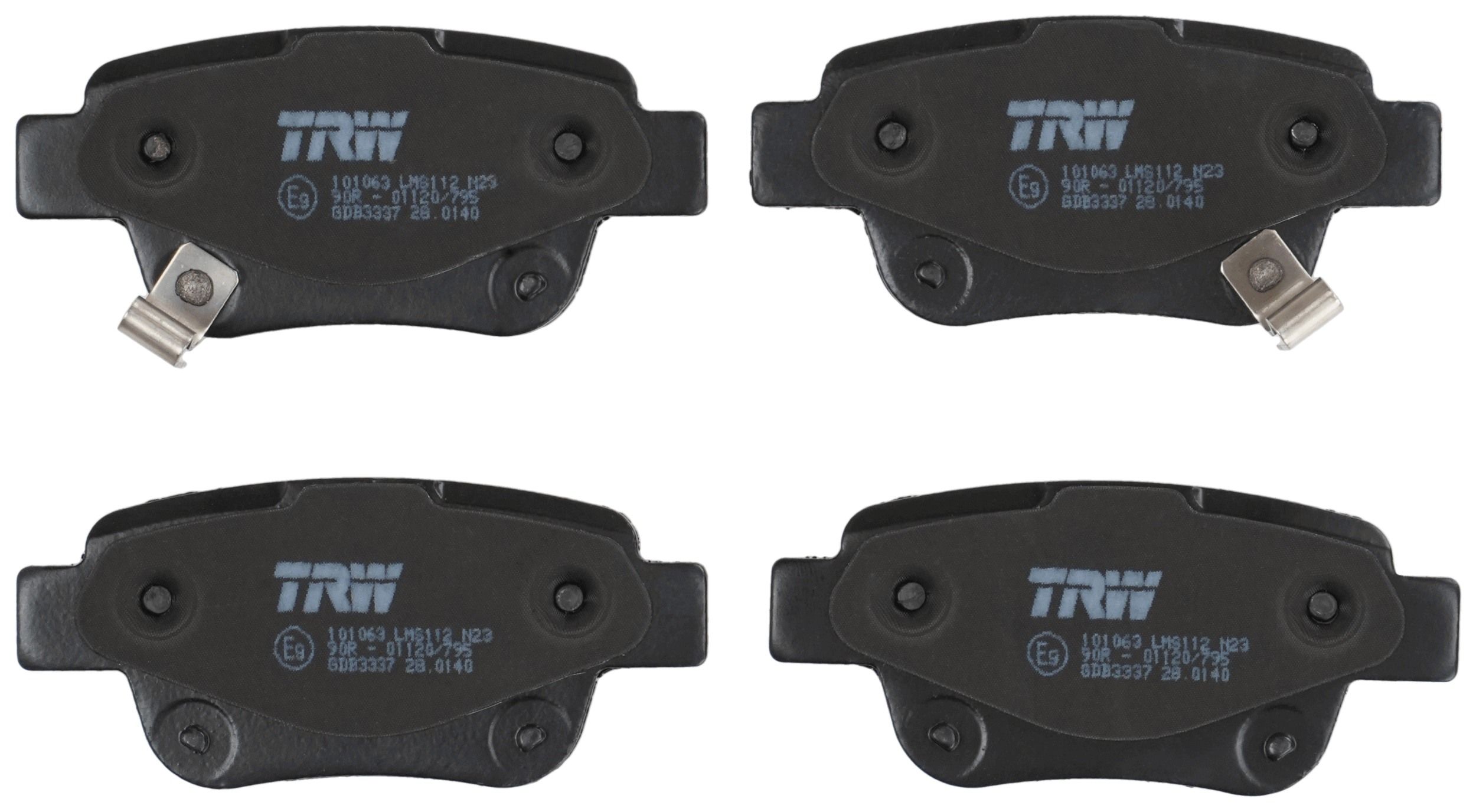TRW DISC BRAKE PADS - TecDoc 2