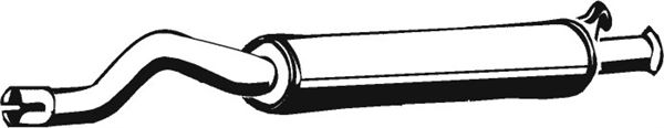 Mittelschalldämpfer