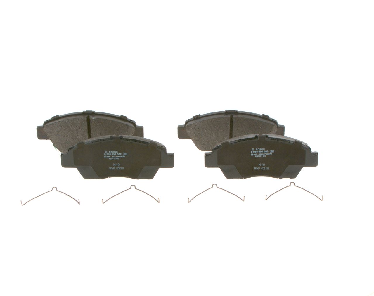 Brake Pad Set, disc brake 0 986 494 562