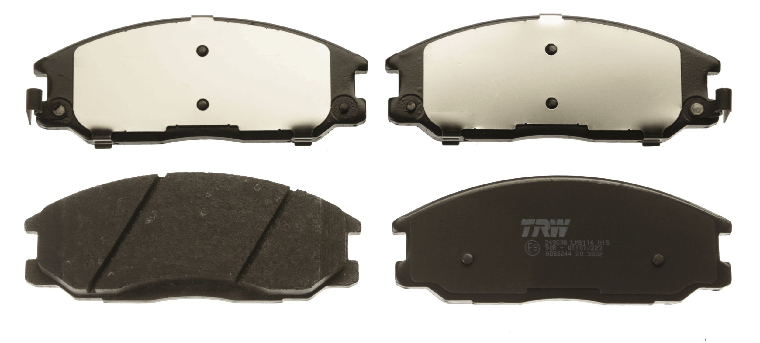 TRW DISC BRAKE PADS - TecDoc 2