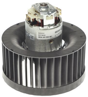 Motor eléctrico, ventilador del interior