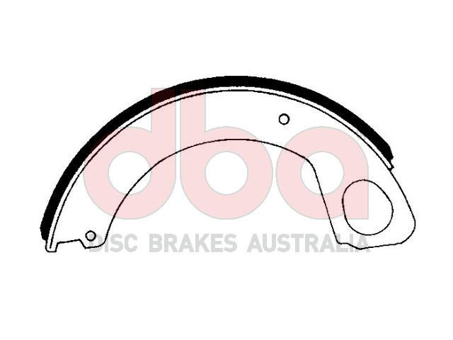 Street Series Brake Shoes [Mitsubishi Fuso  [2pcs] Parking Brake 203.2mm] - TecDoc Only
