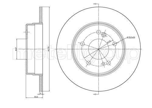 Brake Disc 800-277C