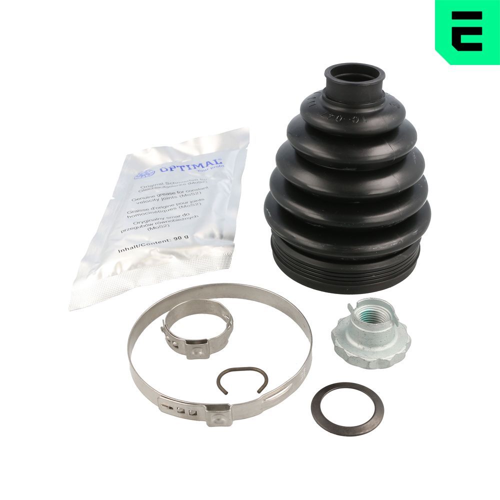 Faltenbalgsatz, Antriebswelle