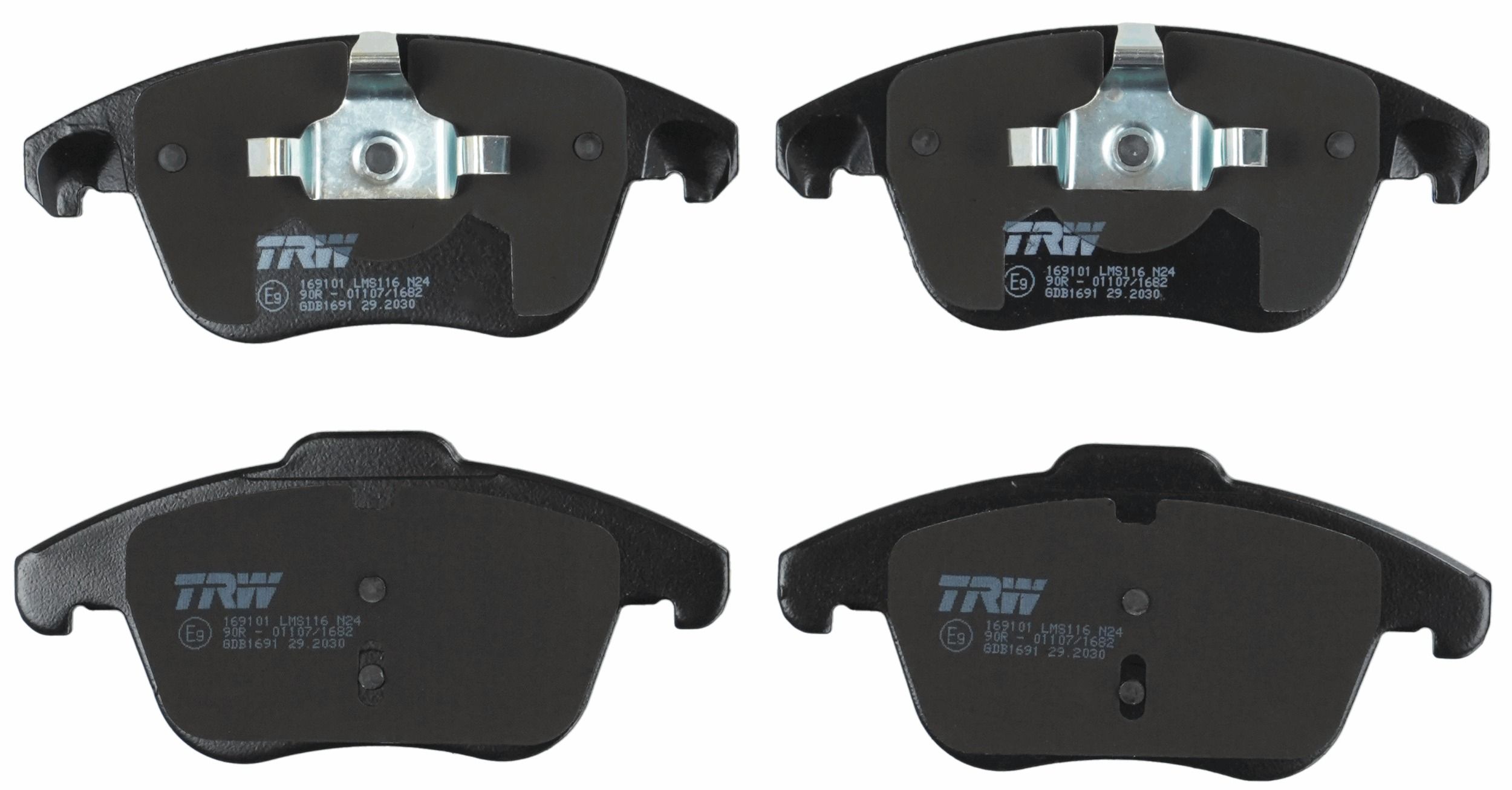 TRW DISC BRAKE PADS - TecDoc 2