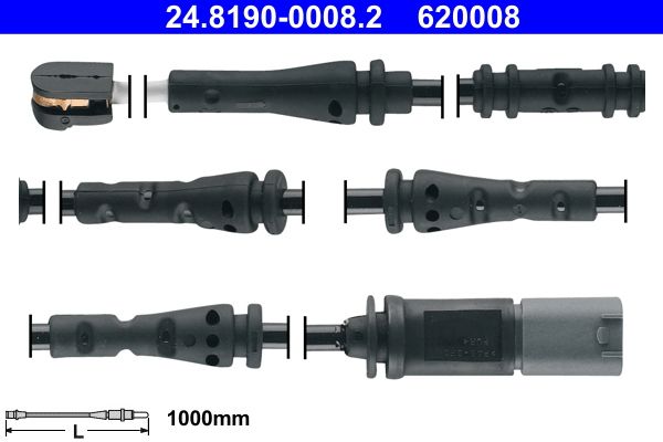 Warning Contact, brake pad wear 24.8190-0008.2