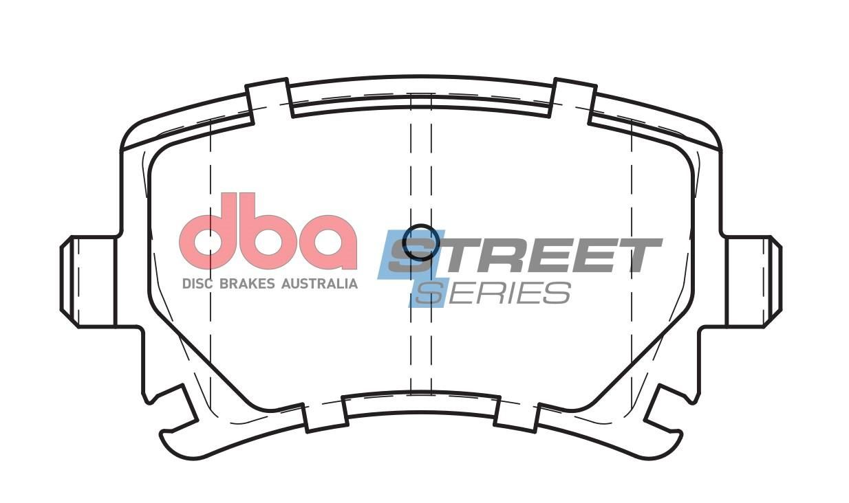 DBA SS STREET SERIES BRAKE PADS [ Audi/BMW/Skoda & VW 2004-2014 R ] - TecDoc Only