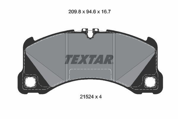 Brake Pad Set, disc brake 2152401