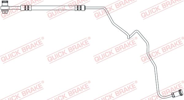 QUICK BRAKE 96.019X - Bremsschlauch