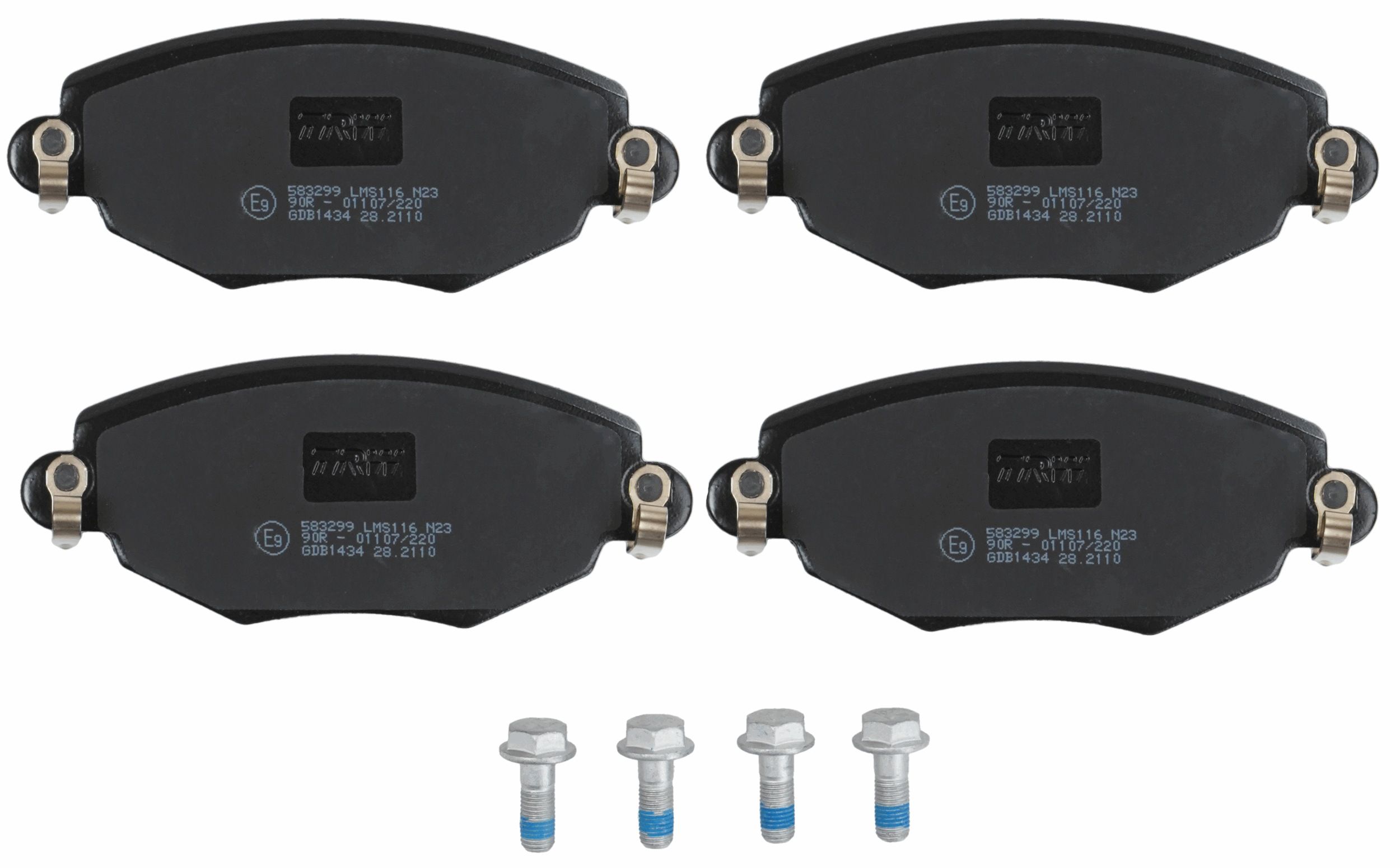 TRW DISC BRAKE PADS - TecDoc 2