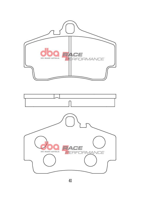 DBA RACE BRAKE PADS [ Porsche Boxter 1996 -2005 R ] - TecDoc Only